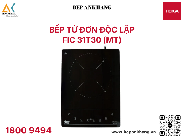 Bếp Từ Đơn Đặt Dương Teka FIC 31T30 - Thương hiệu Tây Ban Nha - Made In P.R.C